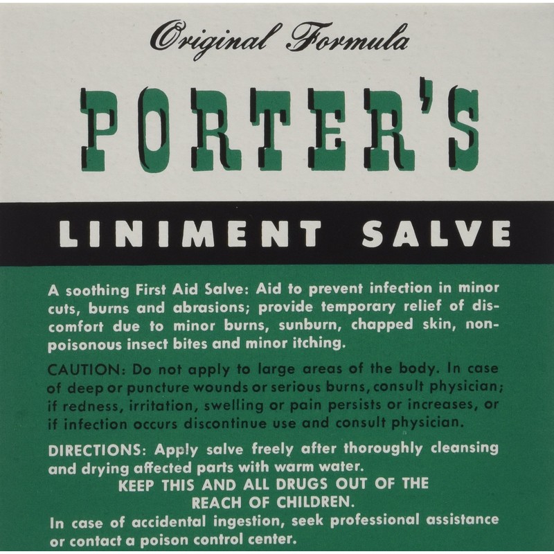 Porter's Liniment Salve, 2 Count