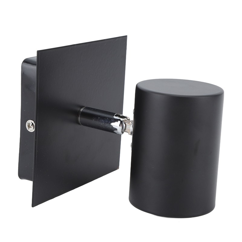Black GU10 Bulb Holder Modern Lamp Base Metal Light Socket