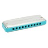 Blues Harmonica 10-Hole Mouthorgan Ab Key Portable Wind Instrument High