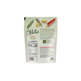 Olibites Pitted Olives - Fresh Olives Marinated in Extra Virgin Olive Oil with a sweet red pepper flavor (6 oz, Red Pepper Stuffed)