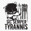 Sic Semper Tyrannis Window Bumper Sticker Decal 5"