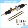 Silscvtt Steering Rack and Pinion with Tie Rod Ends Replacement
