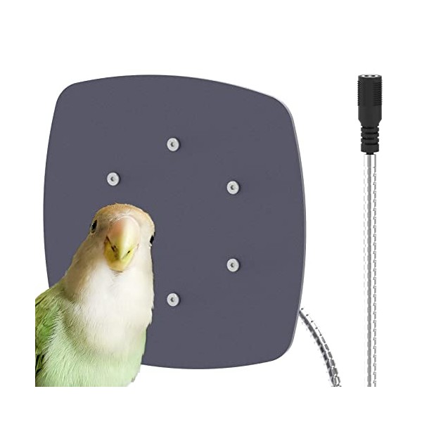 Ogioxam Bird Heater, Thermostatical Bird Warmer for Parakeets, IP67 Waterproof