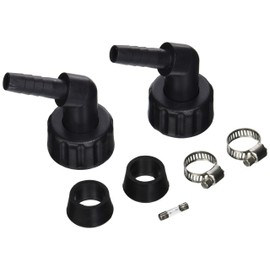 Hydrofarm AACHF1 Active Aqua AACH10, 1/2" Chiller Fitting Kit, Black