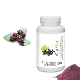 [Medicinal Herbal Powder] Prince Natural Organic Dried Mulberry Fruit Powder 프린스 오디/뽕나무열매 분말, 3.53oz / 100g (Mulberry Fruit/오디)