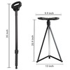 ALEVMOOM Walking Cane with Seat,Portable Folding Cane,Crutches Stool for Adults,Lightweight