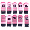 10 Pack Golf Iron Headcovers Striped Pattern with Iron Headcovers