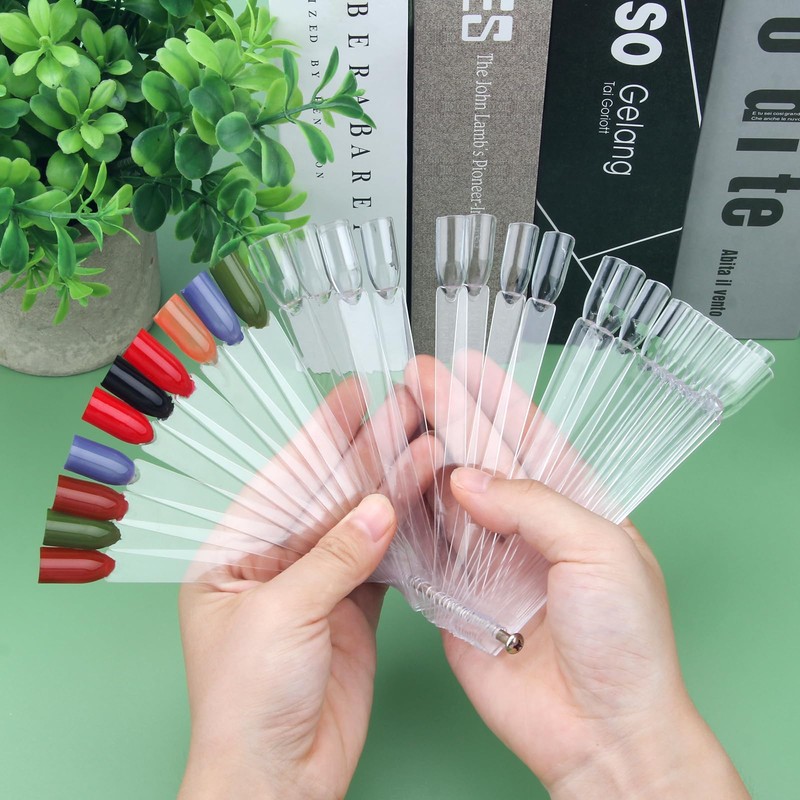 Adecco LLC - Juego de 200 uñas postizas con forma