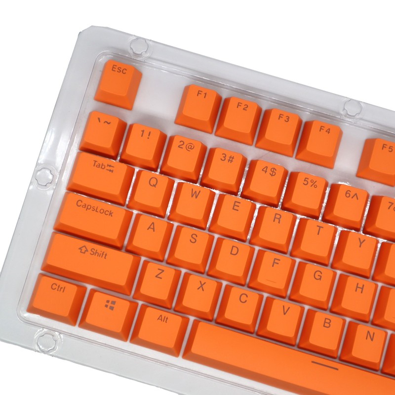 PBT Keycaps Ergonomic Design Oil Resistant Colorful 108 Key Video