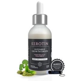 Kerotin Hair Growth Drops - Nourishing Scalp Treatment for Thicker - 1pk