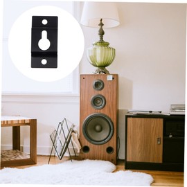 SHINEOFI 20pcs Heavy Duty Iron Keyhole Hangers for Wall Brackets Secure Speaker Hanger Hooks for Picture Frames for Shelves and Cabinets Practical Design for Home and Business