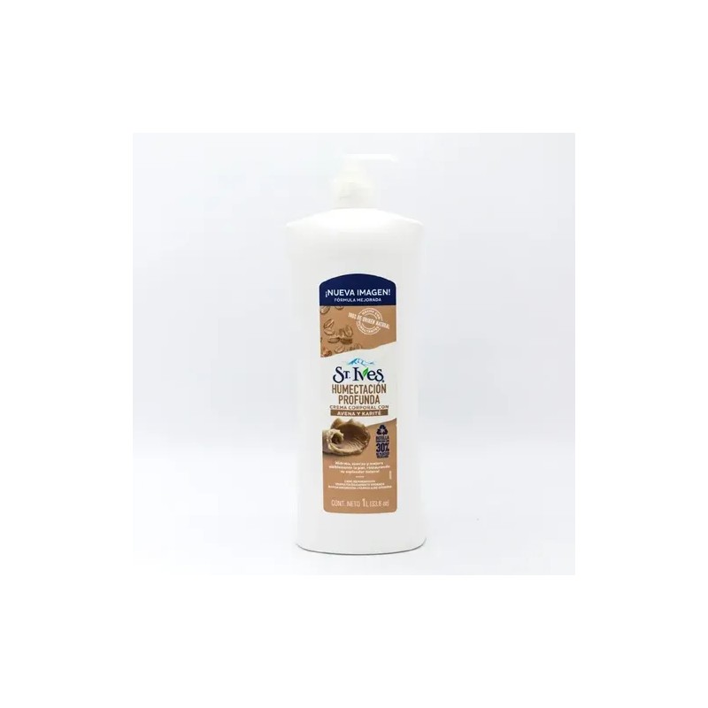 St. Ives Crema Corporal con Avena y Karité, Humectación Profunda,