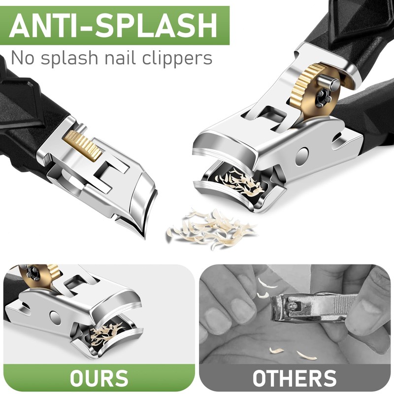 Toenail Clippers for Thick Toenails, Wide Jaw Opening Nail Clippers