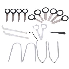 20Pcs Universal Car Audio Stereo Radio Removal Key Tools Set for Easy Install and Removal