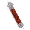Switchblade Spring Folding Knife Push Button Pocket Comb Oil Hair