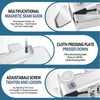 BRIOTA 3PCS Magnetic Seam Guide for Sewing Machine, Anti-Curl for