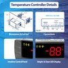 Digital Temperature Controller XR03CX-4N0F1 for Commercial Refrigeration, 120V 50-60Hz, Compatible