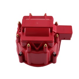 MAS Performance - Repuesto para tapón distribuidor HEI macho rojo y rotor para CHEVY GM SBC BBC 305 350 454 265 283 307 327 383 396 260 289 302 347 351W 351C 351M
