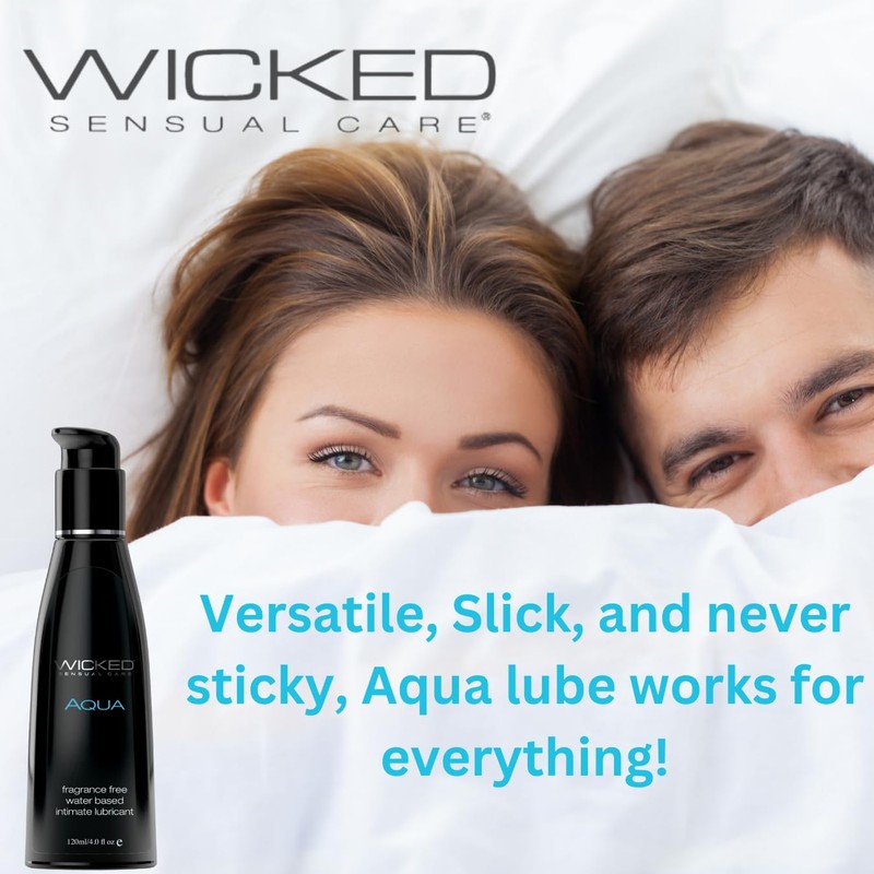 Wicked Sensual Care Aqua Waterbased, Black, 250 ml