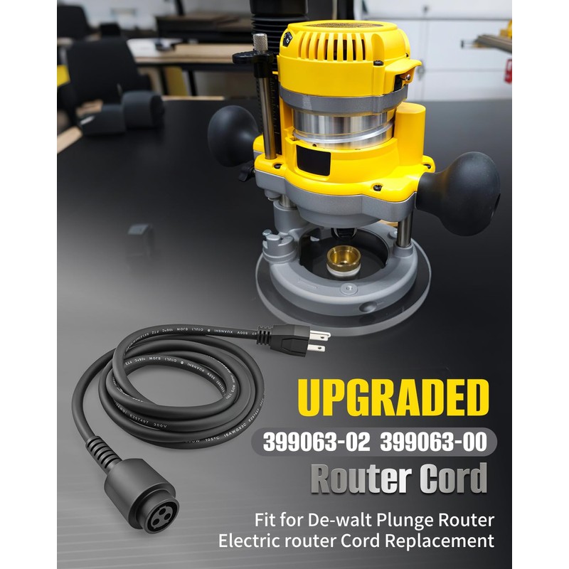 399063-02 399063-00 Router Cord Fit for Dewalt Plunge Router DW616
