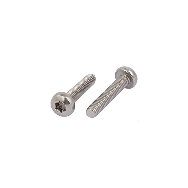 Sourcingmap M6x30mm 304 Stainless Steel Button Head Torx Socket Cap