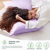 Love's cabin Satin Pillowcase for Hair and Skin (Light Purple,