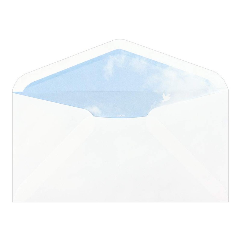 Midori 20400006 Envelope Sky Blue Nokimochi