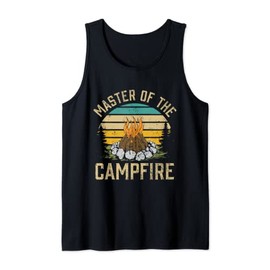Master of the Campfire Wilderness Glamping Campfire Nature Tank Top