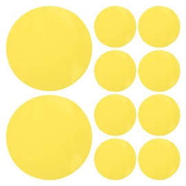 TOYANDONA 20 adesivi in gel giallo per illuminazione, pellicola diffusore dimmerabile autoadesiva, filtri di colore caldo da 50 mm, per illuminazione video a LED e proiettore da soffitto