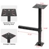 Heavy-Duty Hitch Mount Vise Plate/Bench Grinder Stand Work Table 9.45”x9.45”,