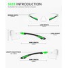 QALLY Lightweight Safety Glasses for Men ANSI Z87 Anti-Fog Wrap-Around