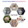 18000 PCS Silver Mini Square Disco Tiles, 5 x 5