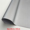 NewL Brushed Stainless Steel Silver Vinyl Film 30cm x 150cm
