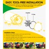 4-Pack 6303-0007-P Impeller Replacement Kit | Polyurethane Impeller & O-Ring