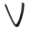 Bumper Grill Trim V Shape Frame Decoration Bright Black Replacement