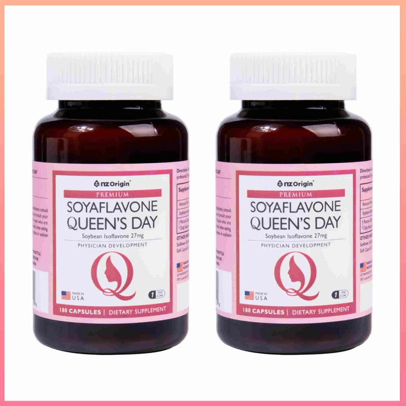 Premium Soyaflavone Queen's Day 180 Capsules / 프리미엄 소야플라본 퀸즈데이
