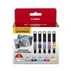 Canon CLI-251 BK/C/M/Y/GY 5 Color Value Pack & CLI-251 Black