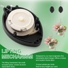 4 Pack Heavy Duty Retractable Plant Hangers, Adjustable Pull-Down Pulleys
