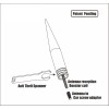 True Spike Thick Gunmetal Antenna For Dodge Ram All Years