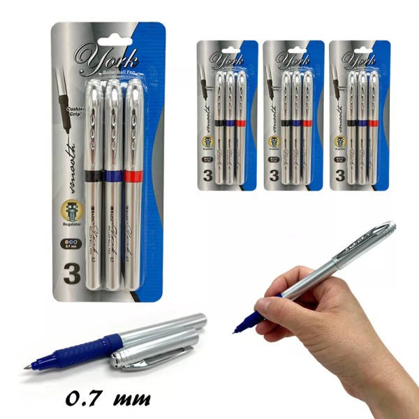 ATB 12 Pc Capped Liquid Ink Rolling Ball Pens Fine