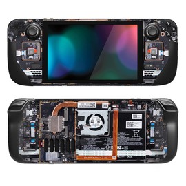PlayVital Full Set Protective Skin Decal for Steam Deck LCD, Custom Stickers Vinyl Cover for Steam Deck OLED - Tear Down