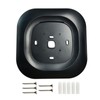 CAMGJORT Black Thermostat Decorative Wall Plate Bracket Compatible with New