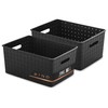 BINO | Plastic Storage Baskets Medium - Black | THE