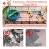JOGEPEYO Waterproof Guinea Pig Cage Liners, Washable & Reusable Small