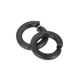 sourcing map M6 Split Lock Washer, 50Pcs Carbon Steel Spring Lock Washers Metal Split Ring Washer for Screw Bolts Machinery