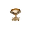DreamKraft Brass Handmade Engraved Design Kuber Diya (Oil Lamp) with