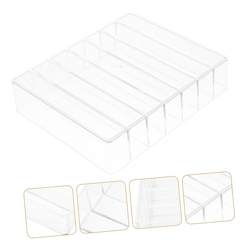 Healvian Eyeshadow Palette Organizer Lid Makeup Storage Box for Vanity