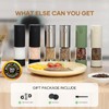 OPIIV 2 Pack Electric Salt and Pepper Grinder Set -