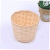 STOBAZA 16pcs Woven Basket Storage Basket Rustic Rattan Vase Flower