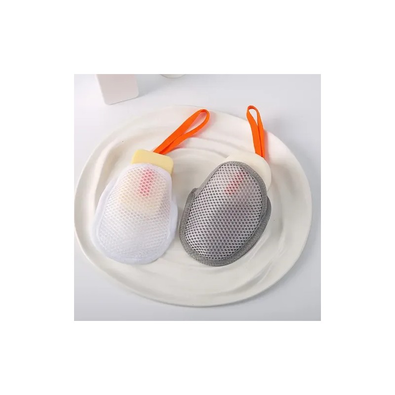 Bolsa De Jabón Con Malla De Espuma De Doble Cara